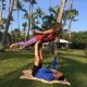 Practicing AcroYoga Near the Kanekiki Farm in Hawaii. Day 40