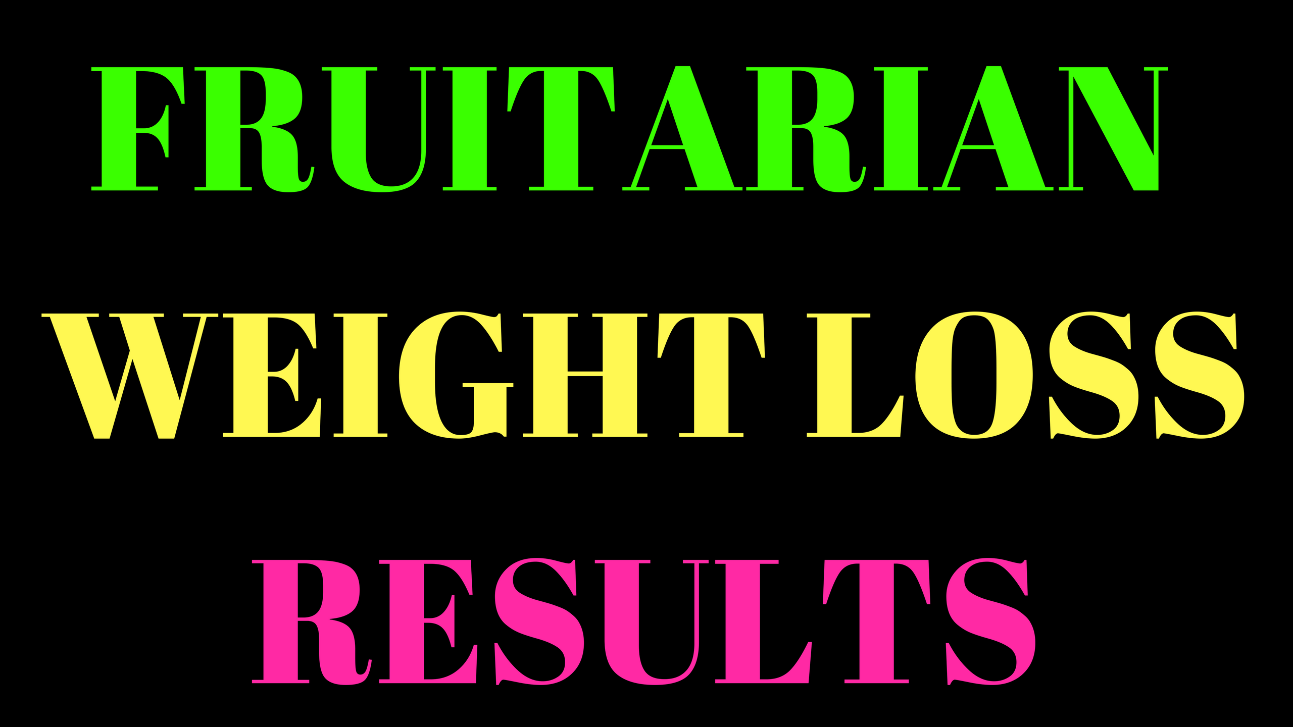 Fruitarian bodybuilding and fruitarianism for weight loss are such a clear ...