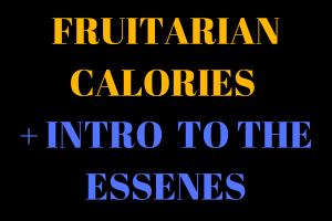 Fruitarian Bodybuilding - Counting Calories and Living Like Jesus (Maybe, who knows)