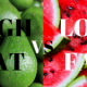 Low Fat Raw Vegan vs. High Fat Raw Vegan vs. No Fat Fruitarian (Fruit Diet Day 119)