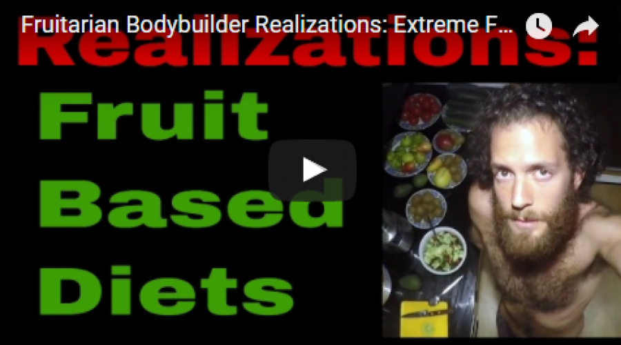 Fruitarian Bodybuilder Realizations Extreme Fruit Based Diets & What I Eat on a Day as a Fruitarian